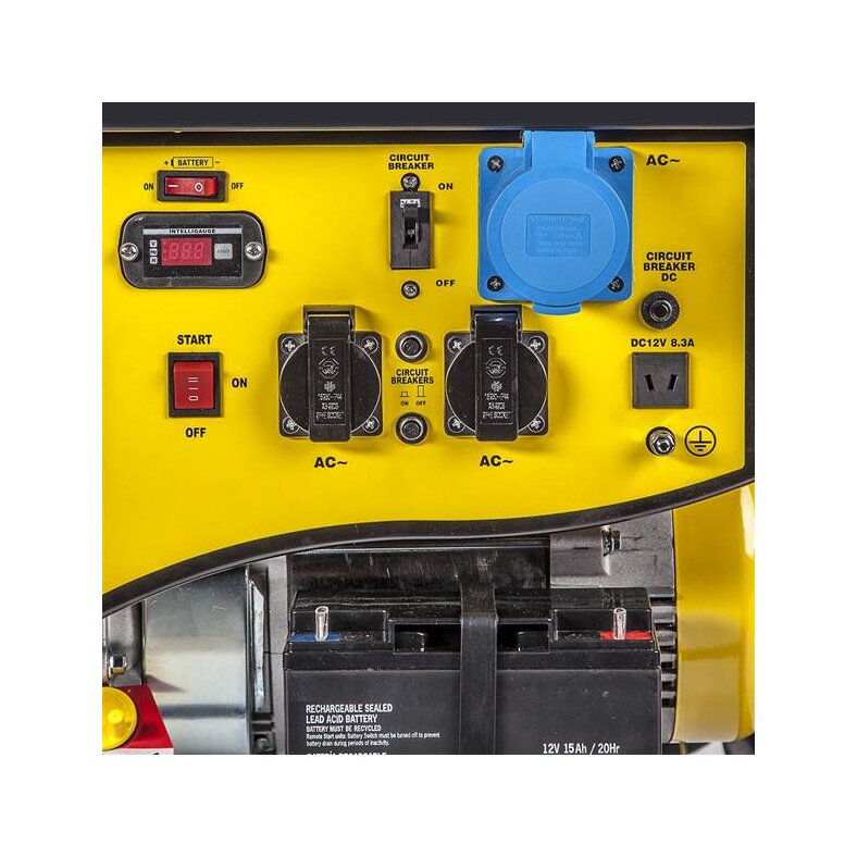 CHAMPION 5500 WATT PETROL GENERATOR WITH REMOTE START (220V EURO)