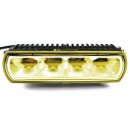 2 St. 20W LIGHTPARTZ LED Arbeitsscheinwerfer Nebelscheinwerfer orange