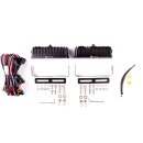 2 St. 20W LIGHTPARTZ LED Arbeitsscheinwerfer Nebelscheinwerfer orange