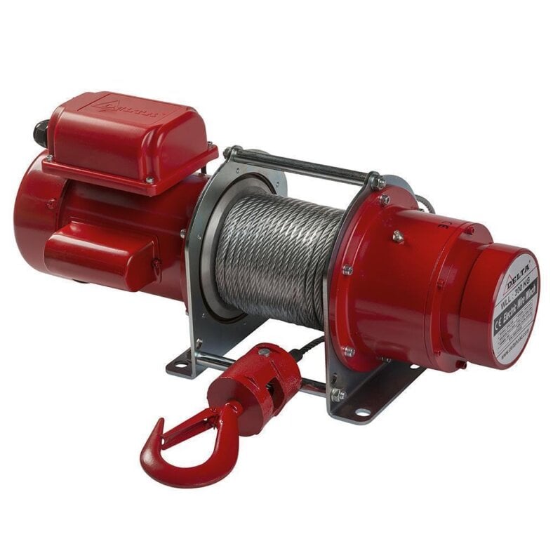 DELTA® Elektrische Seilwinde Typ DPS 230V - 15m/min - 0,25t mit 28m Seil