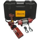delta battery wire rope winch pull 350kg 18v 15m rope length